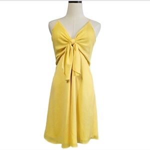 New Abbeline Yellow Medium Spaghetti Sexy Cocktail Prom Party Mini Short Dress